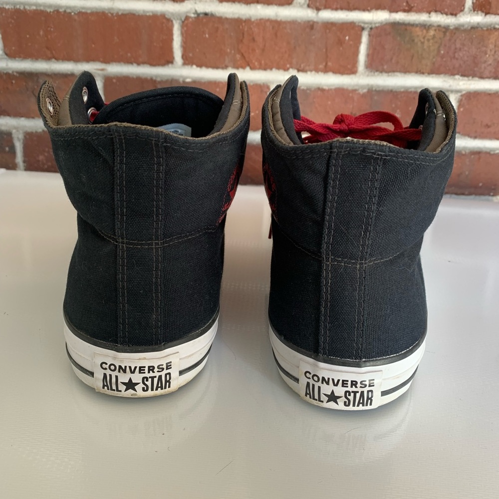 Converse Red&Black Size:10 Mens